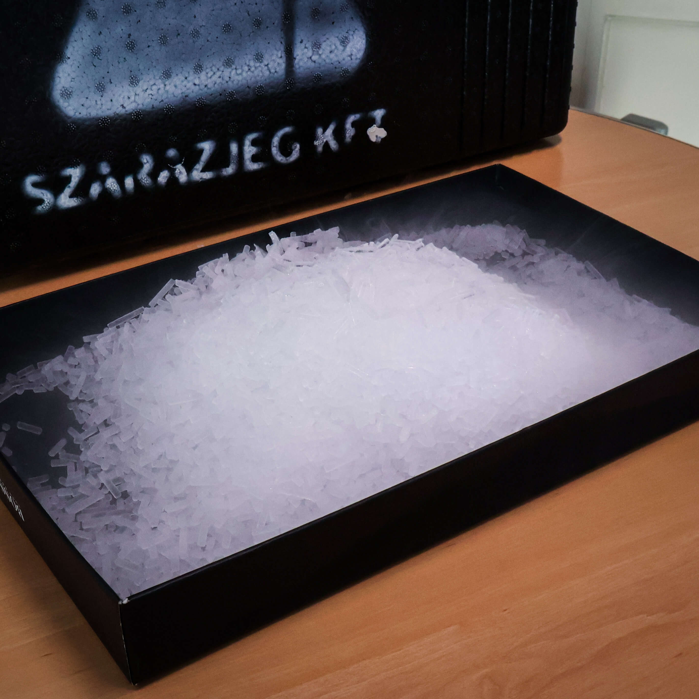 Szárazjég 3 mm, 10 kg, zsákolva